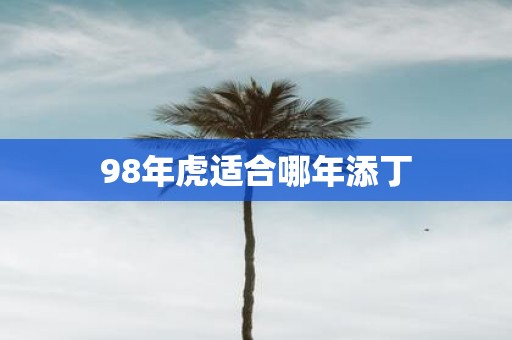 98年虎适合哪年添丁