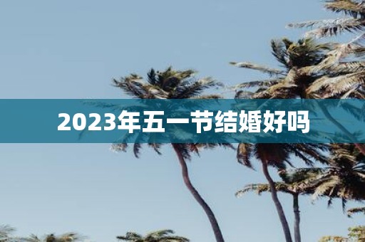 2025年五一节结婚好吗
