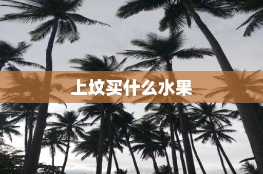 上坟买什么水果