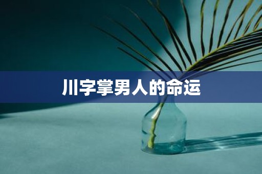 川字掌男人的命运