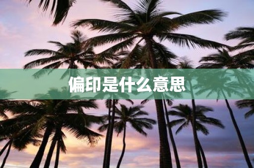 偏印是什么意思