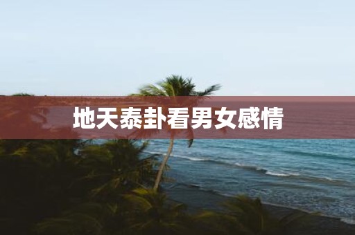 地天泰卦看男女感情