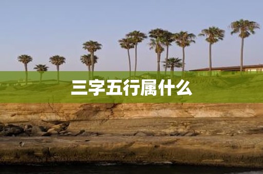 三字五行属什么