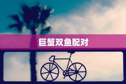 巨蟹双鱼配对
