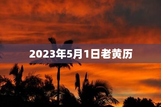 2025年5月1日老黄历