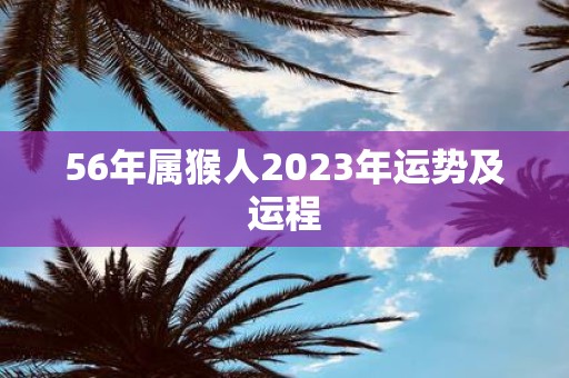 56年属猴人2025年运势及运程