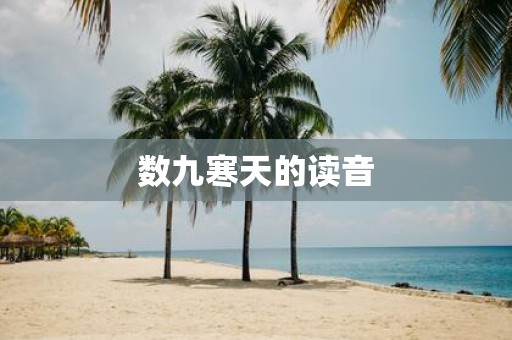 数九寒天的读音
