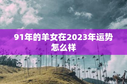 91年的羊女在2025年运势怎么样