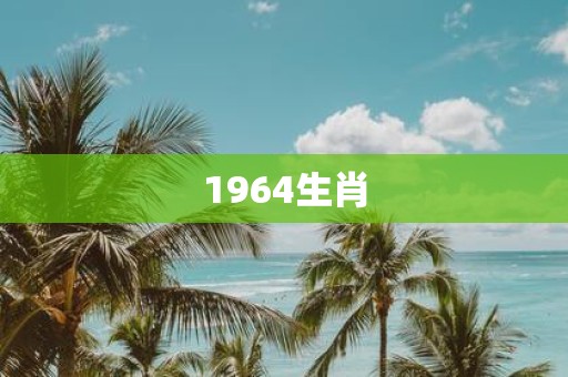 1964生肖