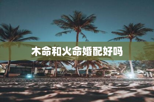 木命和火命婚配好吗