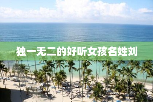 独一无二的好听女孩名姓刘