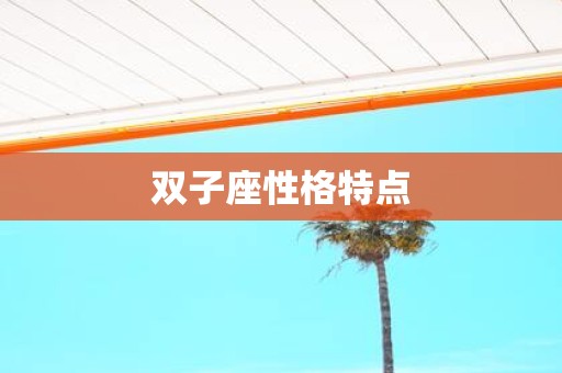 双子座性格特点