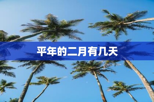 平年的二月有几天