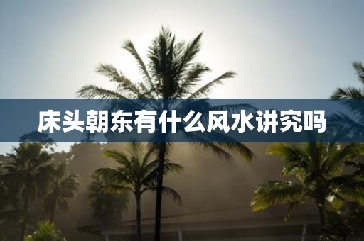 床头朝东有什么风水讲究吗