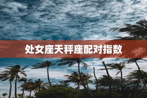 处女座天秤座配对指数