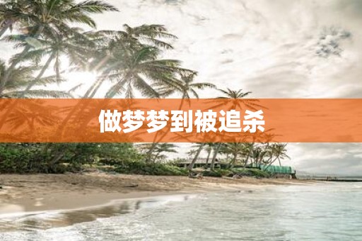 做梦梦到被追杀