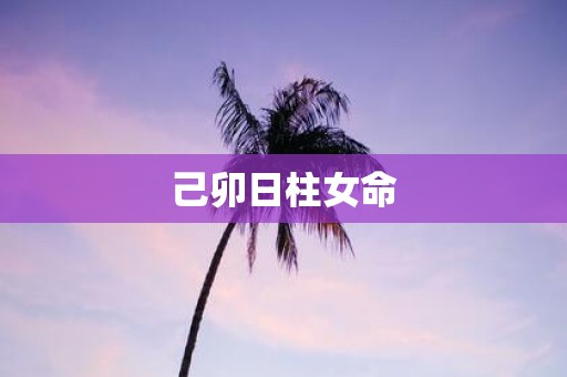己卯日柱女命