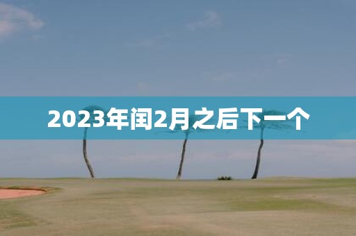 2025年闰2月之后下一个