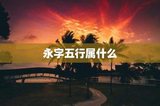 永字五行属什么