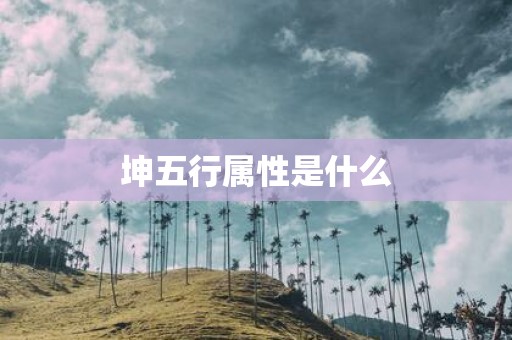 坤五行属性是什么