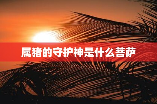 属猪的守护神是什么菩萨
