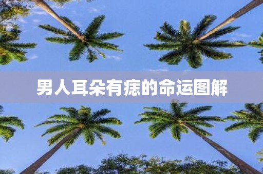 男人耳朵有痣的命运图解