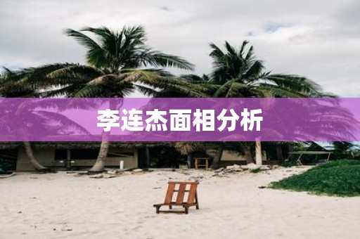 李连杰面相分析