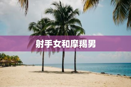 射手女和摩羯男