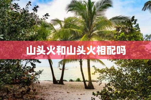 山头火和山头火相配吗
