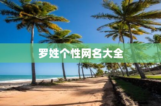 罗姓个性网名大全