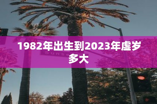 1982年出生到2025年虚岁多大
