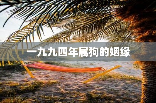 一九九四年属狗的姻缘