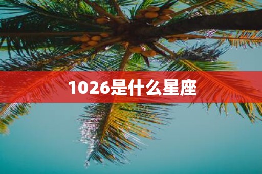 1026是什么星座