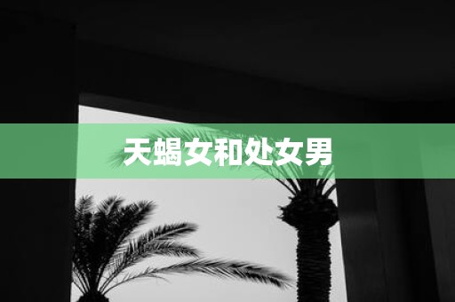 天蝎女和处女男