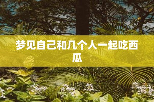 梦见自己和几个人一起吃西瓜