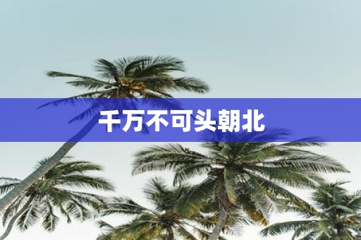 千万不可头朝北