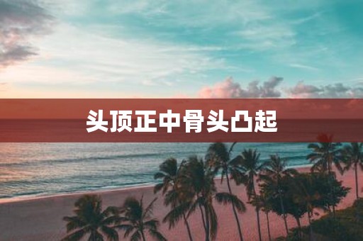 头顶正中骨头凸起