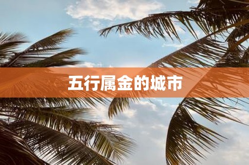 五行属金的城市
