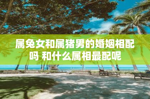 属兔女和属猪男的婚姻相配吗 和什么属相最配呢