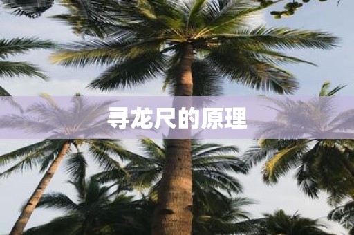 寻龙尺的原理