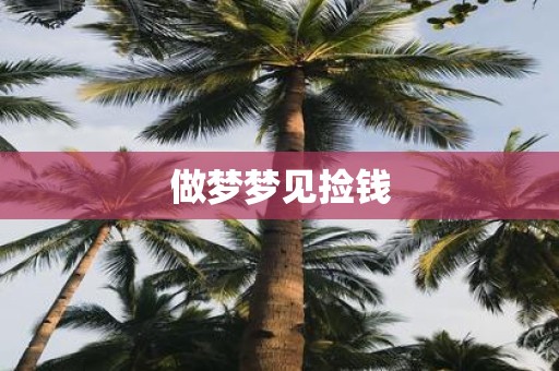 做梦梦见捡钱