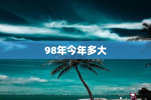 98年今年多大