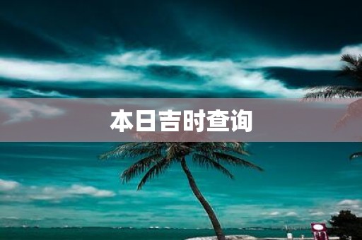 本日吉时查询