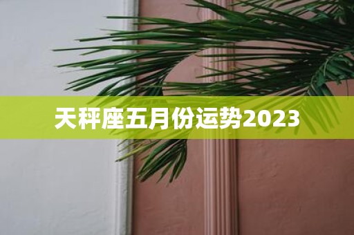 天秤座五月份运势2025