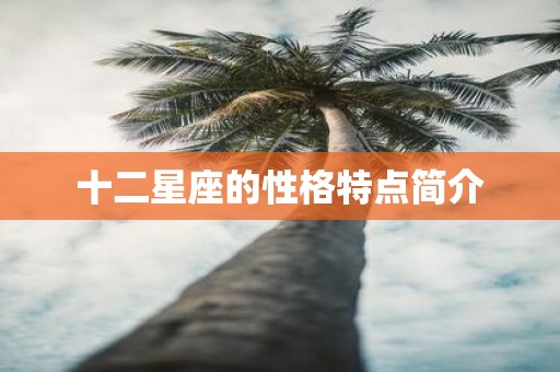 十二星座的性格特点简介
