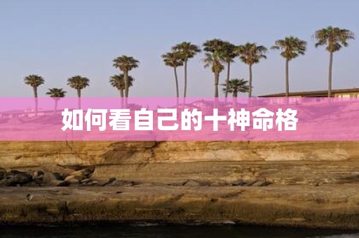如何看自己的十神命格