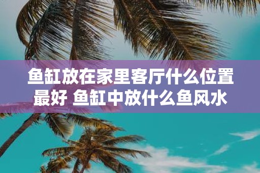 鱼缸放在家里客厅什么位置最好 鱼缸中放什么鱼风水好