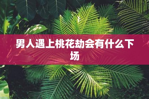 男人遇上桃花劫会有什么下场