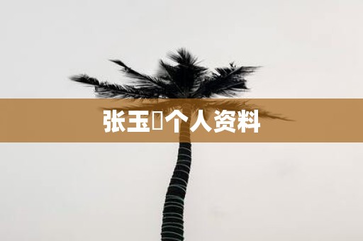 张玉嬿个人资料