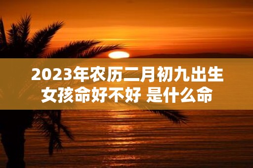 2025年农历二月初九出生女孩命好不好 是什么命